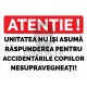 Atentie Unitatea Nu Isi Asuma Raspunderea Accidentare Copii Nesupravegheati v1240