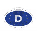 Sticker Indicativ Auto Tara GERMANIA D Uniunea Europeana