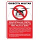 Obiectiv Militar Zona Interzisa Pentru Operarea Aeronavelor Fara Pilot La Bord Drone v1274