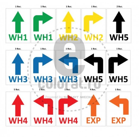 Sageata Inainte A4 v1277 Floor Graphics