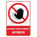 Accesul Neautorizat Interzis V1278