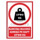 Sarcina Maxima Admisa pe Raft 2700 KG