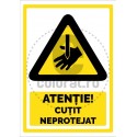 Atentie Cutit Neprotejat