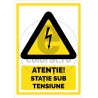 Atentie Pericol Statie sub Tensiune