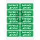 Sticker Trage Pull Impinge Push - Set 10 Bucati (9 cm x 4 cm / buc.)