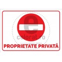 Accesul Interzis Proprietate Privata L v1655