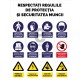 Respectati Regulile de Protectia si Securitatea Muncii v1656 75 cm L x 100 cm H
