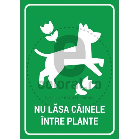 Nu Lasa Cainele Intre Plante v1658