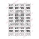 Sticker Impinge Push - Set 40 Bucati (2 cm x 4 cm / buc.)