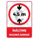 Inaltime Maxima Admisa 4.5 Metri V2 ec1677