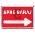 Spre Baraj Sageata Dreapta ec1688