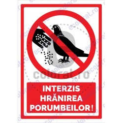 Interzis Hranirea Porumbeilor V3 1753