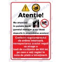 Atentie Nu Aruncati Decat Gunoi Menajer Nu Lasati In Proximitate v1772