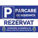 Parcare de Resedinta Rezervata Autorizatie Nr Data DMU Sector
