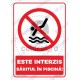 Este Interzis Saritul In Piscina v1789