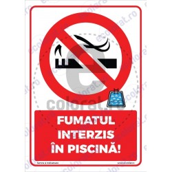 Fumatul Interzis In Piscina v1792