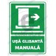 Usa Glisanta Manuala Sageata Dreapta v1798