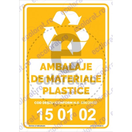Reciclare Ambalaje De Materiale Plastice 150102 v1810