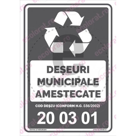 Reciclare Deseuri Municipale Amestecate 200301 v1814