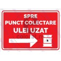 Spre Punct Colectare Ulei Uzat Sageata Dreapta v1815
