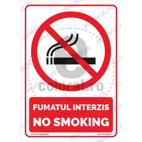 Fumatul Interzis No Smoking v1818