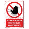 Accesul Interzis Persoanelor Neautorizate v1846