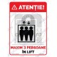 Atentie Maxim Trei Persoane In Lift v1875