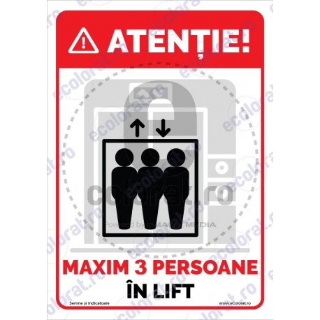 Atentie Maxim Trei Persoane In Lift v1875