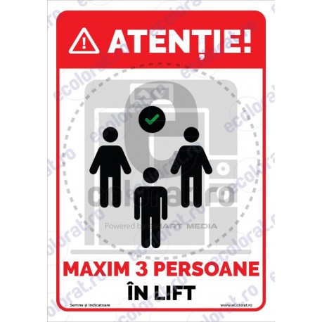Atentie Maxim Trei Persoane In Lift v1876