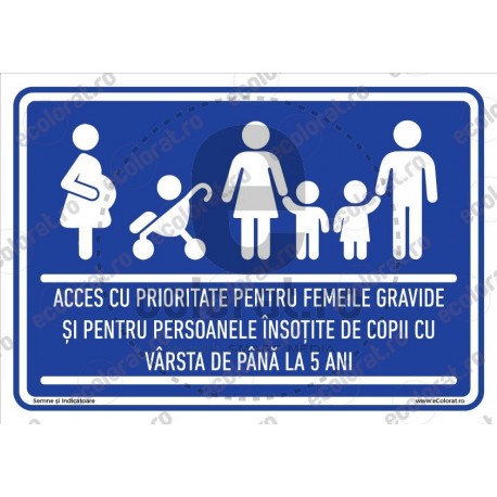 Acces Cu Prioritate Femei Gravide Persoane Insotite de Copii v1878