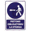 Pietonii Obligatoriu la Stanga