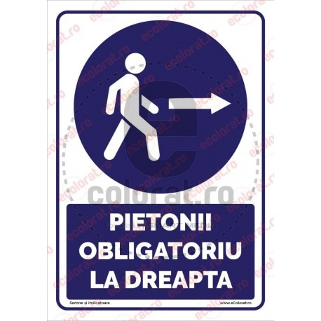 Pietonii Obligatoriu la Dreapta