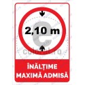 Inaltime Maxima Admisa 2.10 m v1881