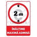 Inaltime Maxima Admisa 2 m v1884