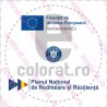 Autocolant PNRR Finantat de Uniunea Europeana UrmatoareaGeneratieUE ec1890