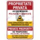Proprietate Privata Acces Interzis Politia Va fi Anuntata Supraveghere Video EN Duo v1891