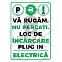 Va Rugam Nu Parcati Loc de Incarcare Plug-in Electrica v1894