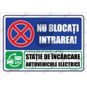 Nu Blocati Intrarea Statie de Incarcare Autovehicule Electrice v1901