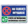 Nu Blocati Intrarea Statie de Incarcare Autovehicule Electrice v1901