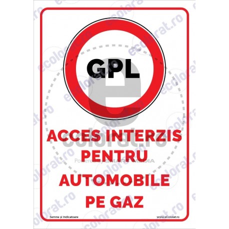 Acces Interzis Pentru Automobile Pe Gaz P v1902