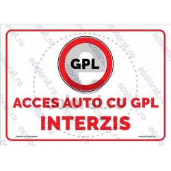 Acces Auto Cu GPL Interzis L v1903