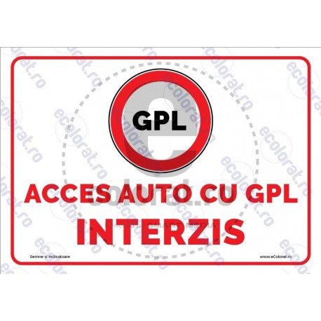 Acces Auto Cu GPL Interzis L v1903