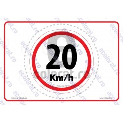 Limita De Viteza 20 Km H L v1905