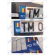 Steag Romania + Indicativ RO Autocolant Sticker Numar Auto