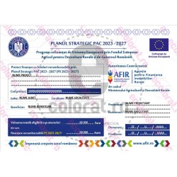 Autocolante A6 A5 A4 A3 Panou PAC Planul Strategic PAC 2023 2027 v1906