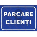 Parcare Clienti Albastru