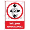Inaltime Maxima Admisa 4.2 Metri V2 ec1911