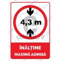 Inaltime Maxima Admisa 4.3 Metri V2 ec1912
