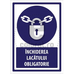 Inchiderea Lacatului Obligatorie