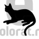 Sticker Decorativ Pisica - 2002